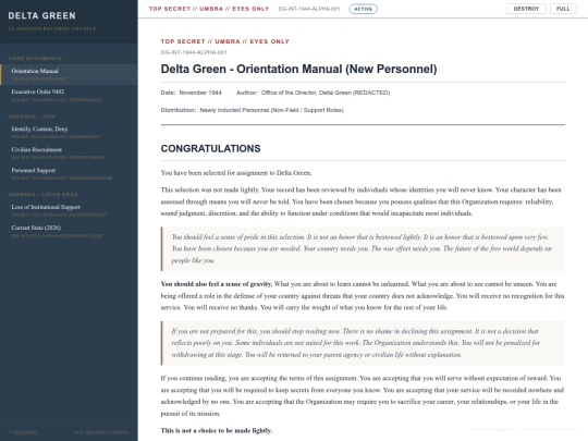 Delta-Green screenshot