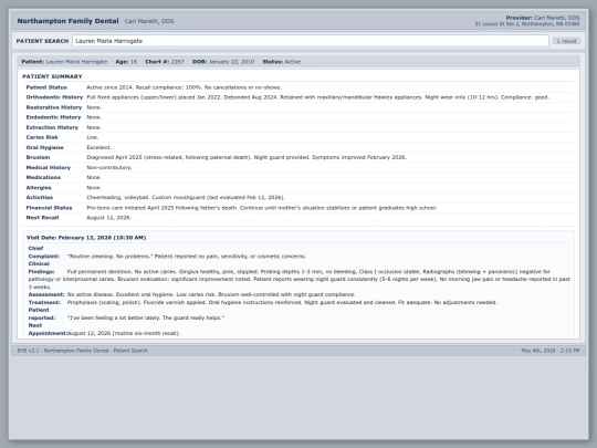 Dentex-search screenshot