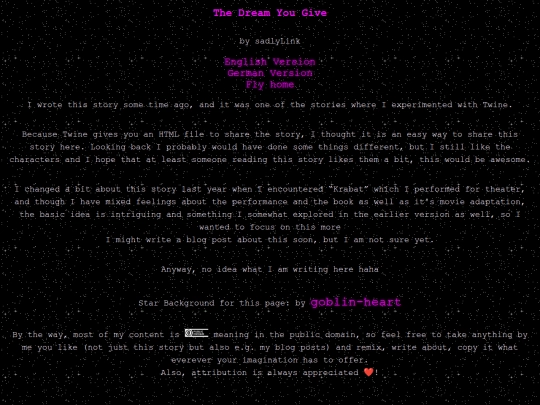 misc/The_Dream_You_Give screenshot