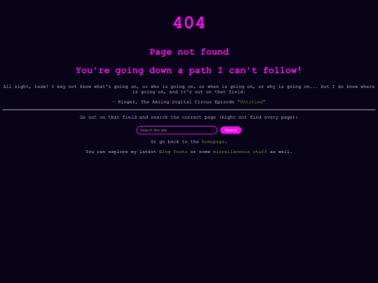 not_found screenshot