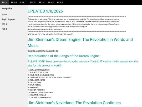index screenshot