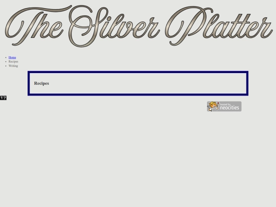 Recipes screenshot