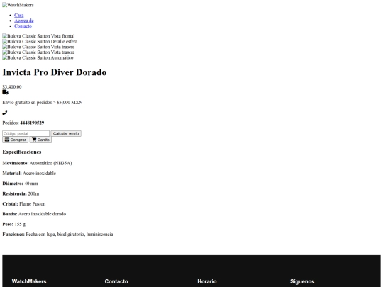info-reloj14 screenshot
