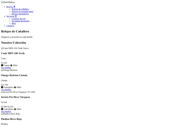 relojes_caballero screenshot