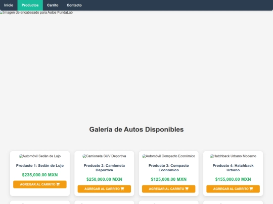 productos screenshot