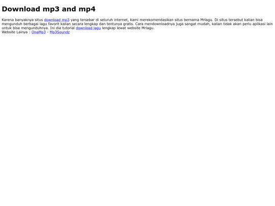 download-lagu screenshot
