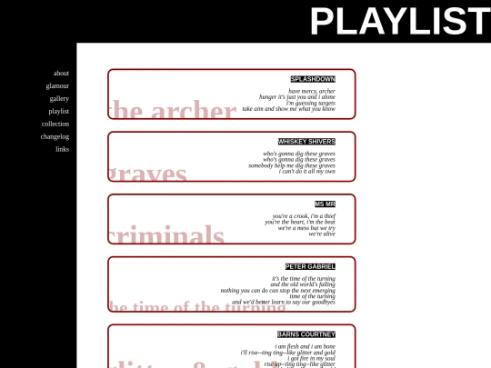 playlist screenshot