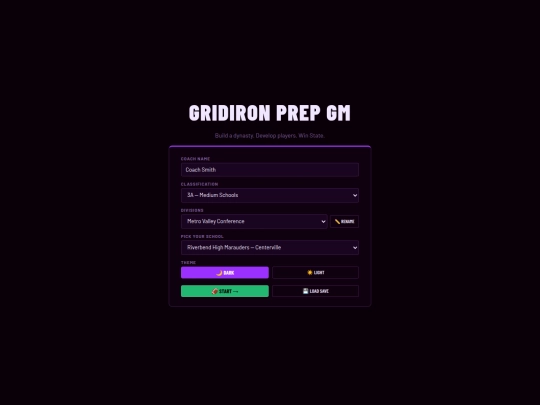 Gridiron v 1 14 6 screenshot