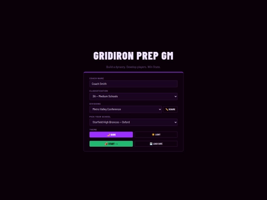 Gridiron v 1 14 8 screenshot