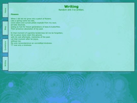 writing screenshot