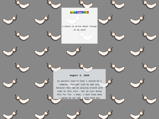 log screenshot