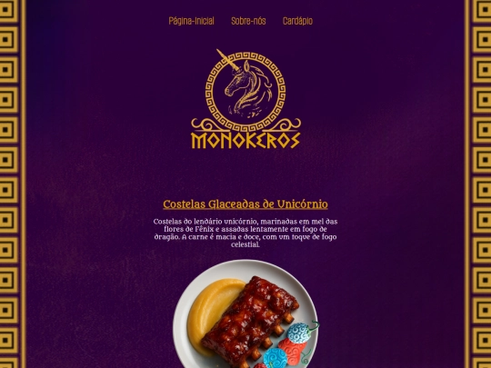 cardapio screenshot
