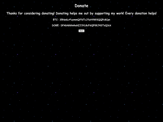 donate screenshot
