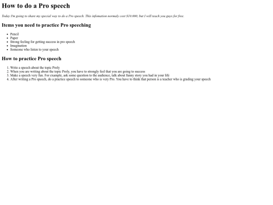 howtospeech screenshot