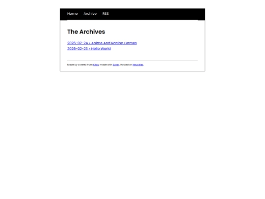 archive screenshot