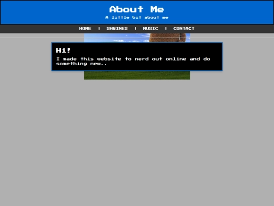 aboutme screenshot