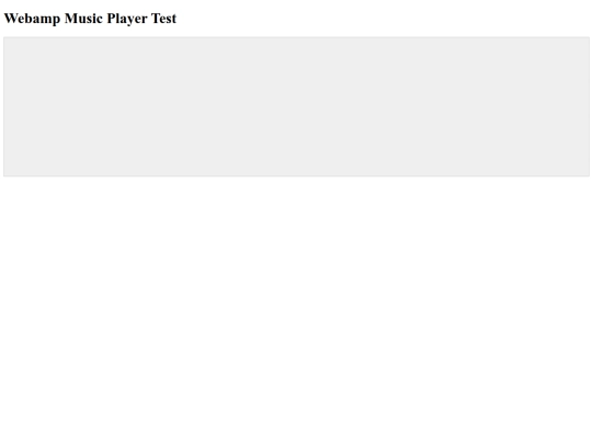 webamp screenshot