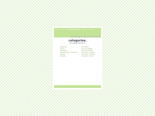 categories screenshot