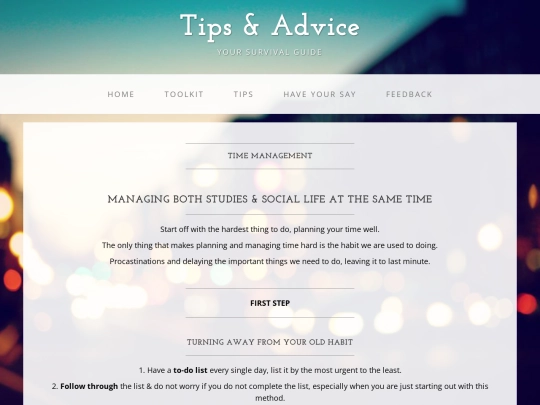 Time screenshot