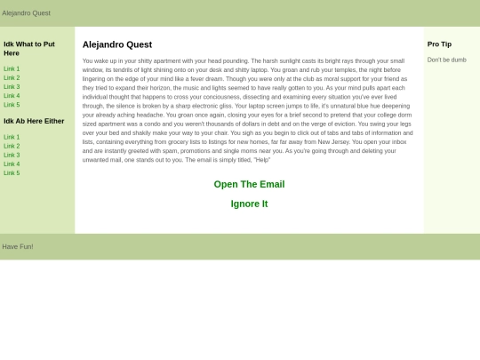 start screenshot