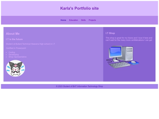 KarlaPortfolio screenshot