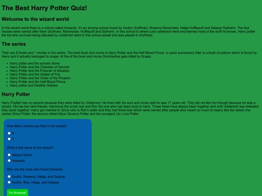 Web Design/3-JAVASCRIPT/javacriptQuiz screenshot