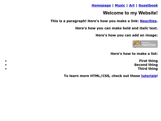 index screenshot