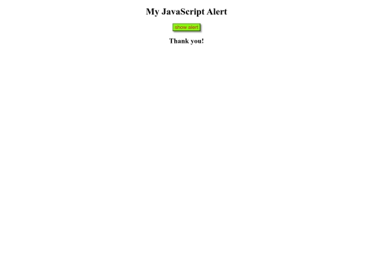 web Design/3-javascipt/alert screenshot