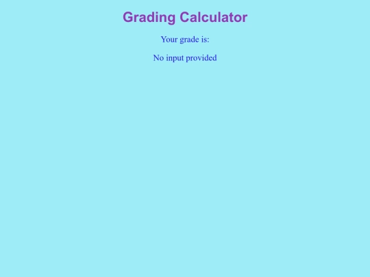 web Design/3-javascipt/gradeCalc screenshot