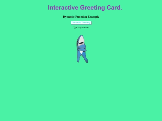 web Design/3-javascipt/greetingCardFunction screenshot