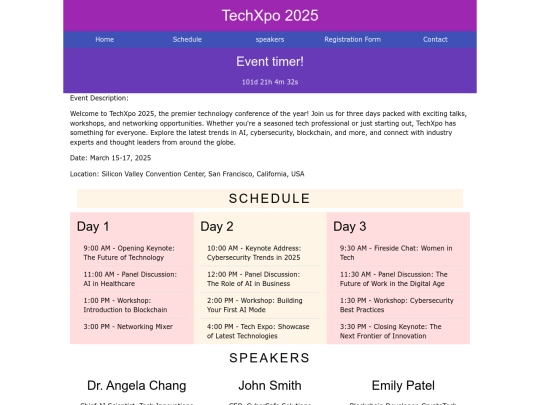 web Design/TechXpo_Project screenshot