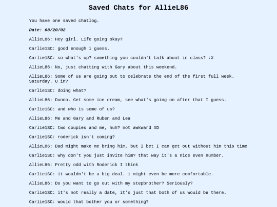 chat screenshot