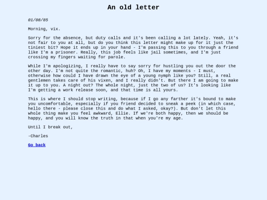 cletter screenshot