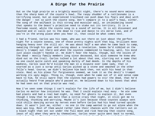 dirge screenshot