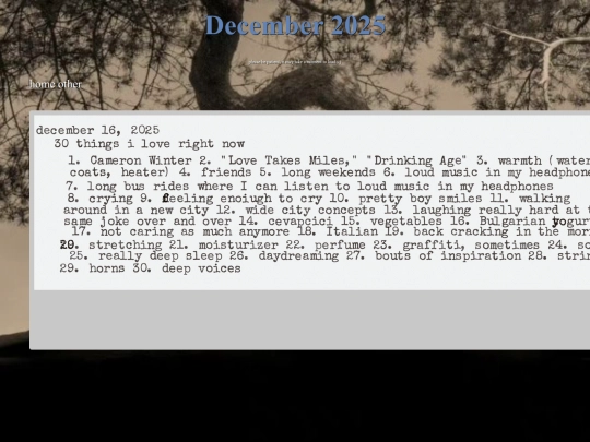 journaldecember2025 screenshot