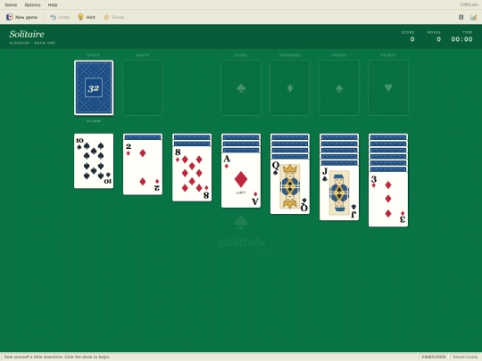 apps/solitaire screenshot