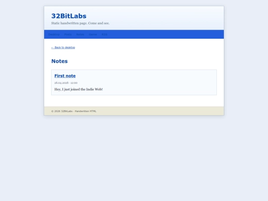 notes screenshot