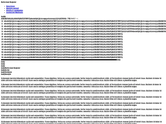Cool Pixel Font/webfontkit-20230707-070517/retrocool-regular-demo screenshot
