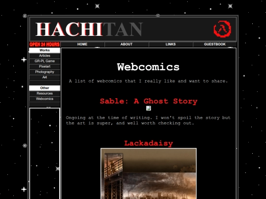 subpages/webcomics screenshot