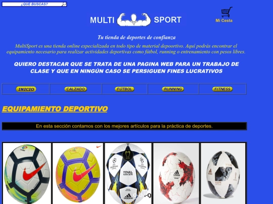 equipamiento screenshot