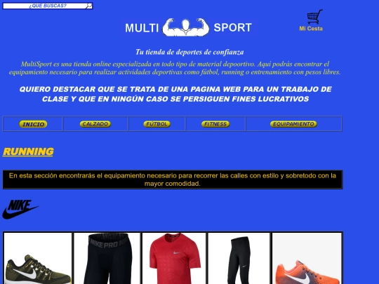 running screenshot