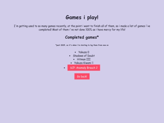 games screenshot
