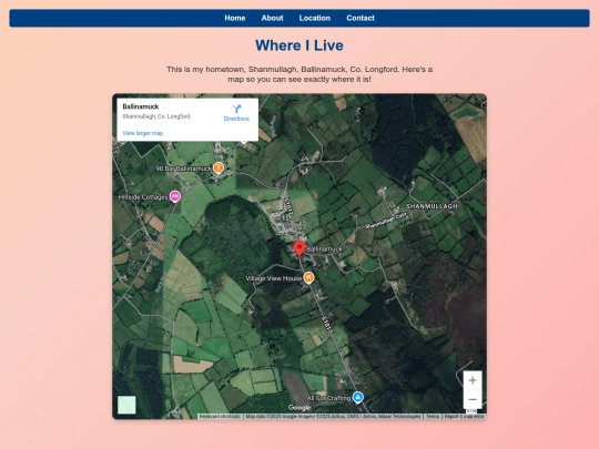 location screenshot