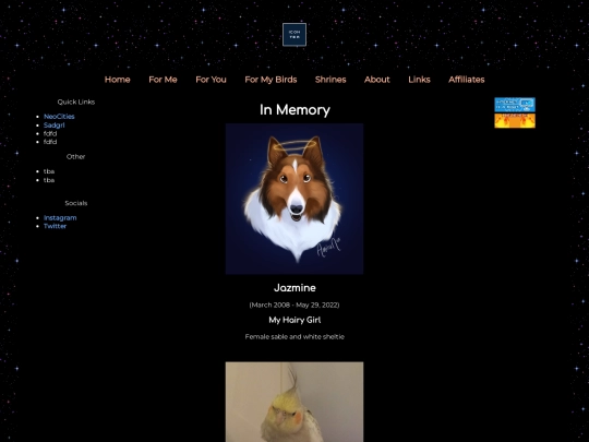 memorials screenshot