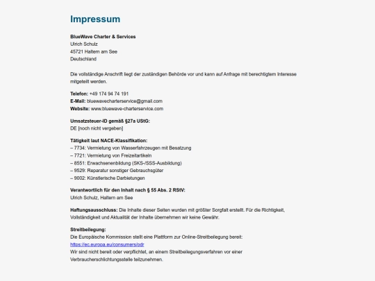 impressum screenshot