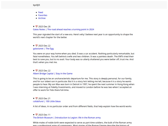 archive screenshot