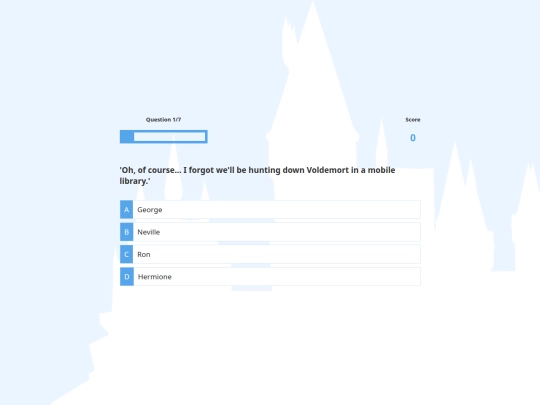 harry-potter-quiz/game screenshot