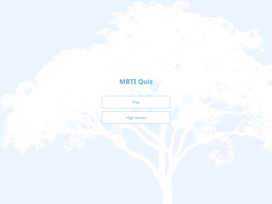 mbti-quiz screenshot