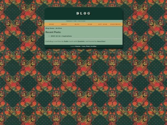 blog screenshot