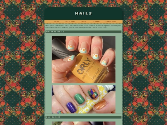 portfolio/nails screenshot